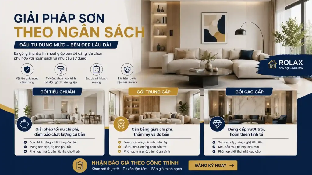 Giải pháp sơn theo ngân sách