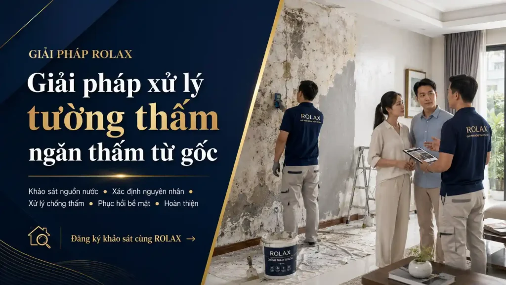 Giải pháp xử lý tường thấm