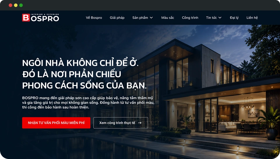 sản phẩm sơn Bospro