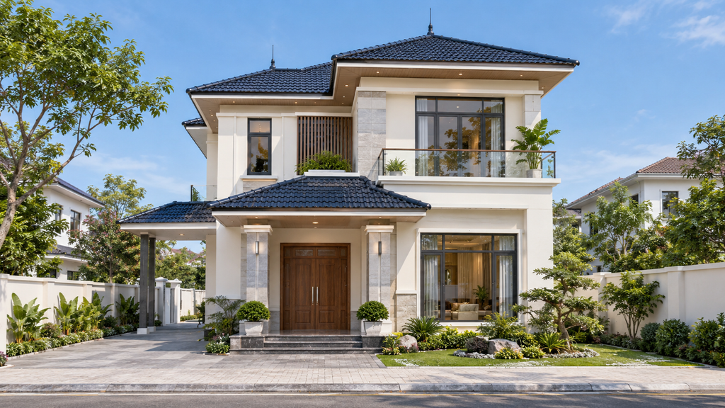 phối màu nhà mái Thái, nhà mái Nhật sơn màu gì đẹp, nhà mái Thái sơn màu gì đẹp, mái xanh nên sơn nhà màu gì, phối màu ngoại thất nhà mái Nhật, phối màu ngoại thất nhà mái Thái, màu sơn nhà mái Nhật đẹp, màu sơn nhà mái Thái đẹp